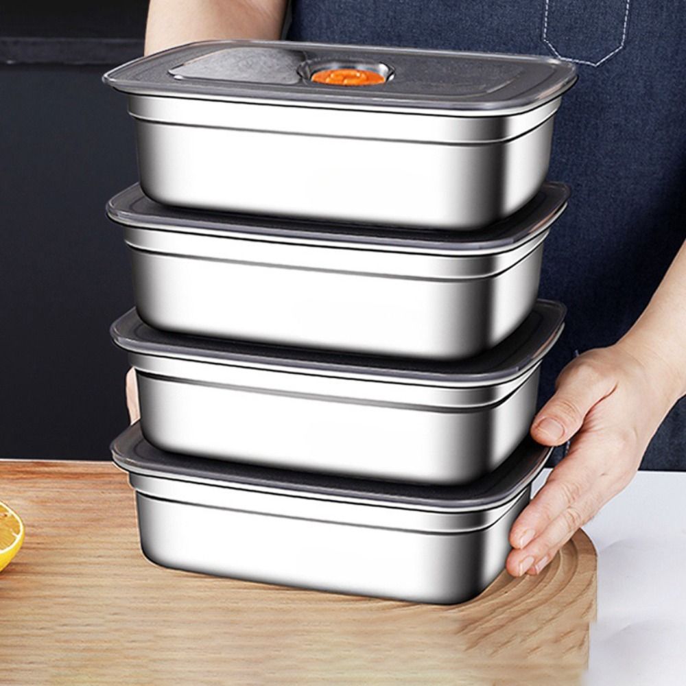 Stainless Steel Lunch Box Bent - Camping Cooking Utilities avis et prix