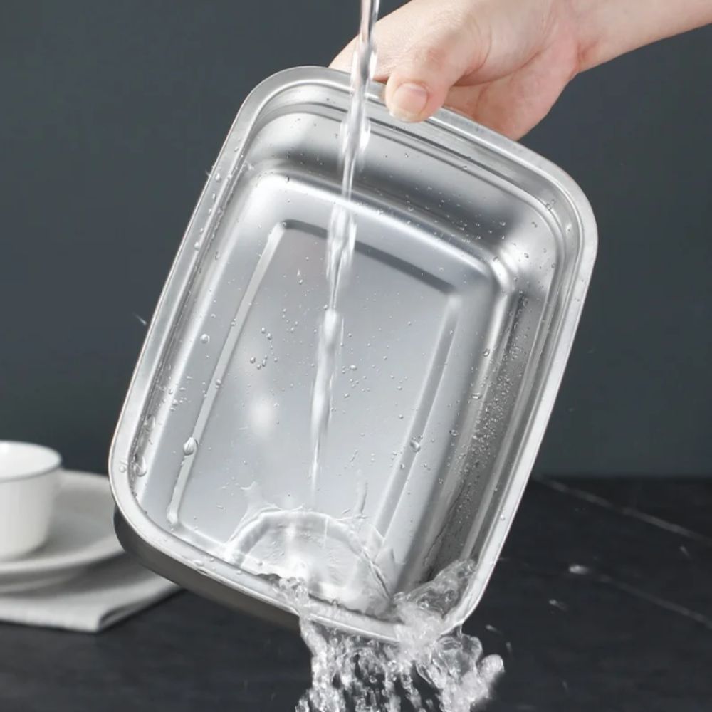 Stainless Steel Lunch Box Bent - Camping Cooking Utilities avis et prix