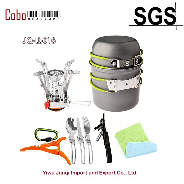 12-17Pcs Camping Cookware Stov - Camp Spork Set avis et prix