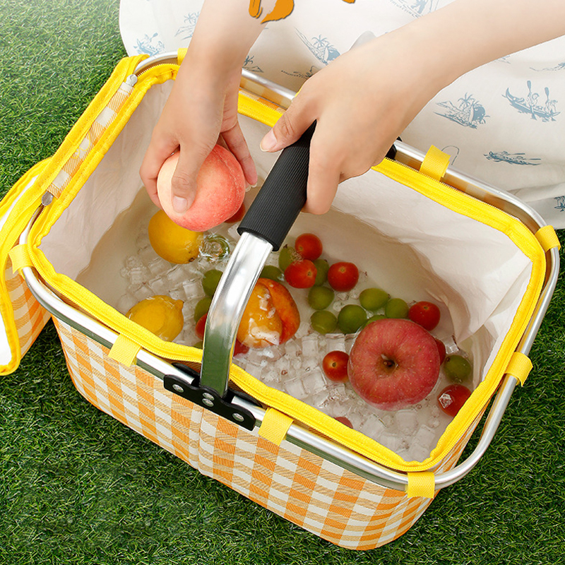 Retro Pastoral Lunch Bag Foldi - Camping Cooking Utensil Organizer avis et prix