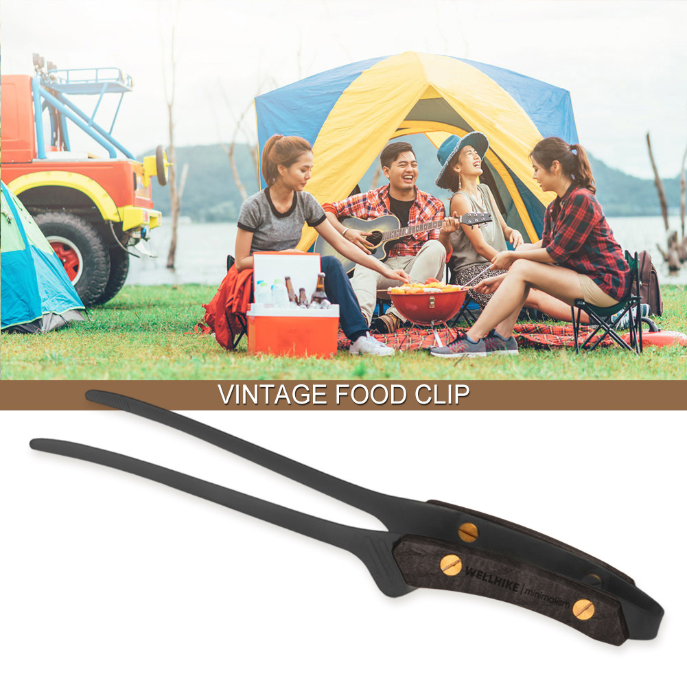 BBQ Grill Barbecue Tong Vintag - Vintage Camping Cooking Set avis et prix