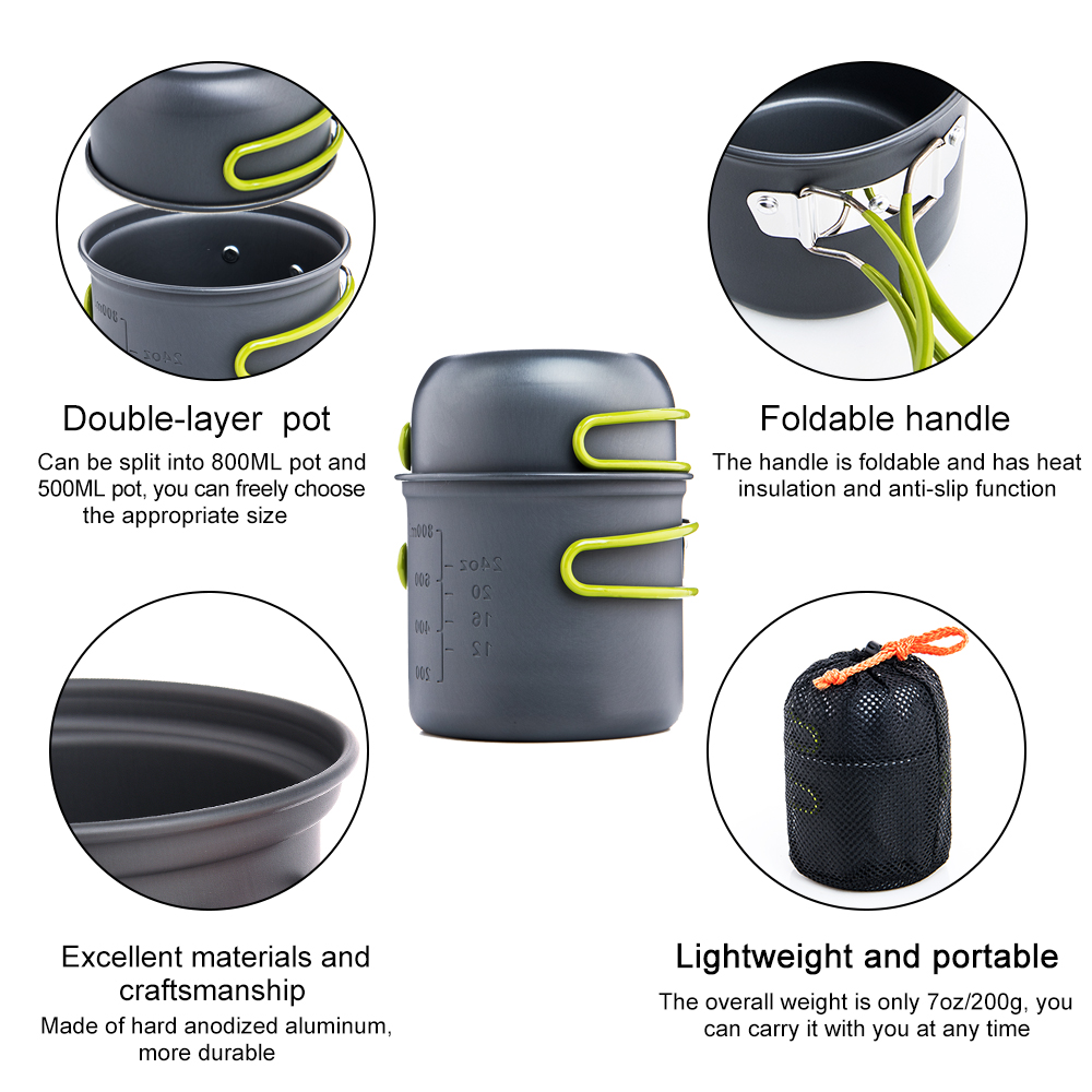 Widesea Ultralight Camping Coo - Camping Cooking And Dining Set avis et prix