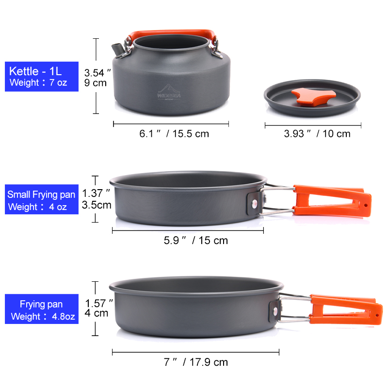 Widesea Camping Outdoor Cookwa - Camping Cooking And Dining Set avis et prix