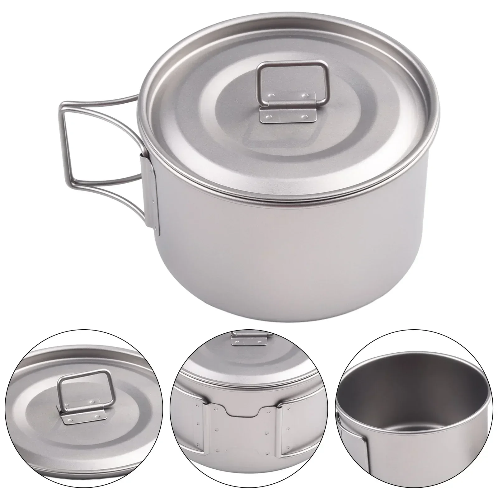 Titanium Bowl With Folding Han - Camping Cooking Handle avis et prix