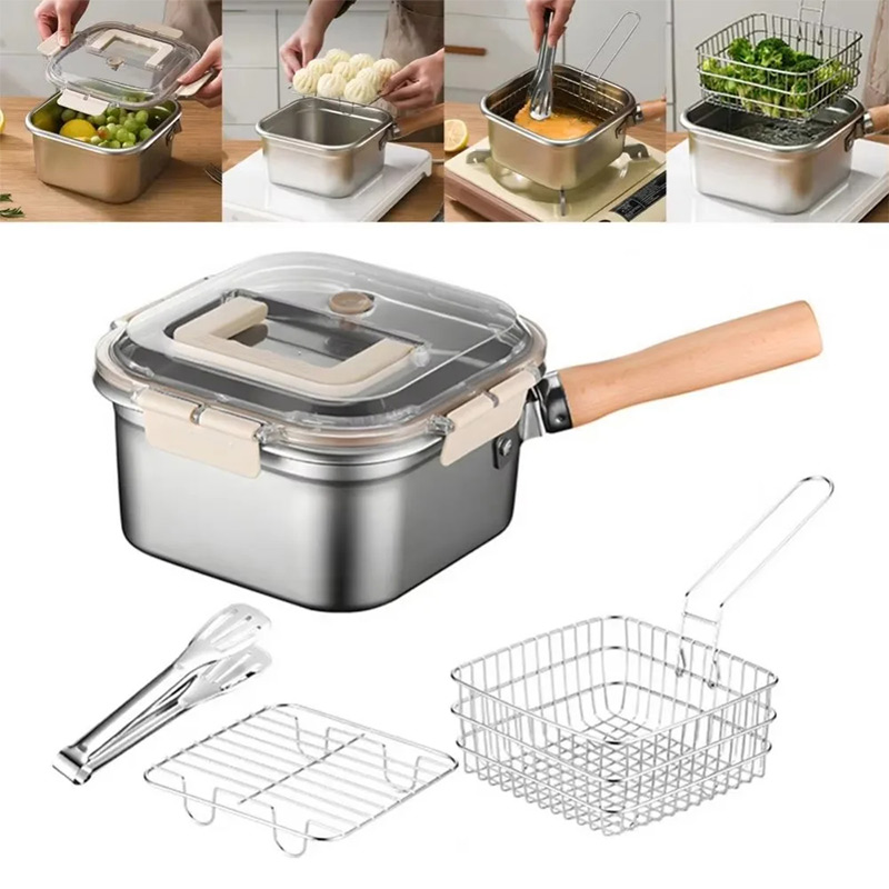 Durable Stainless Steel Frying - Japan Camping Cooking avis et prix