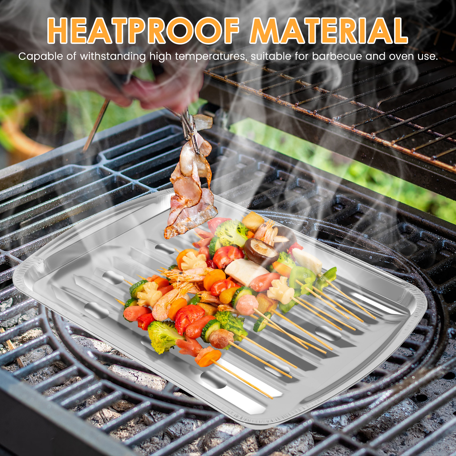 Aluminum Foil Trays Non-Stick  - Camping Cooking Bbq avis et prix