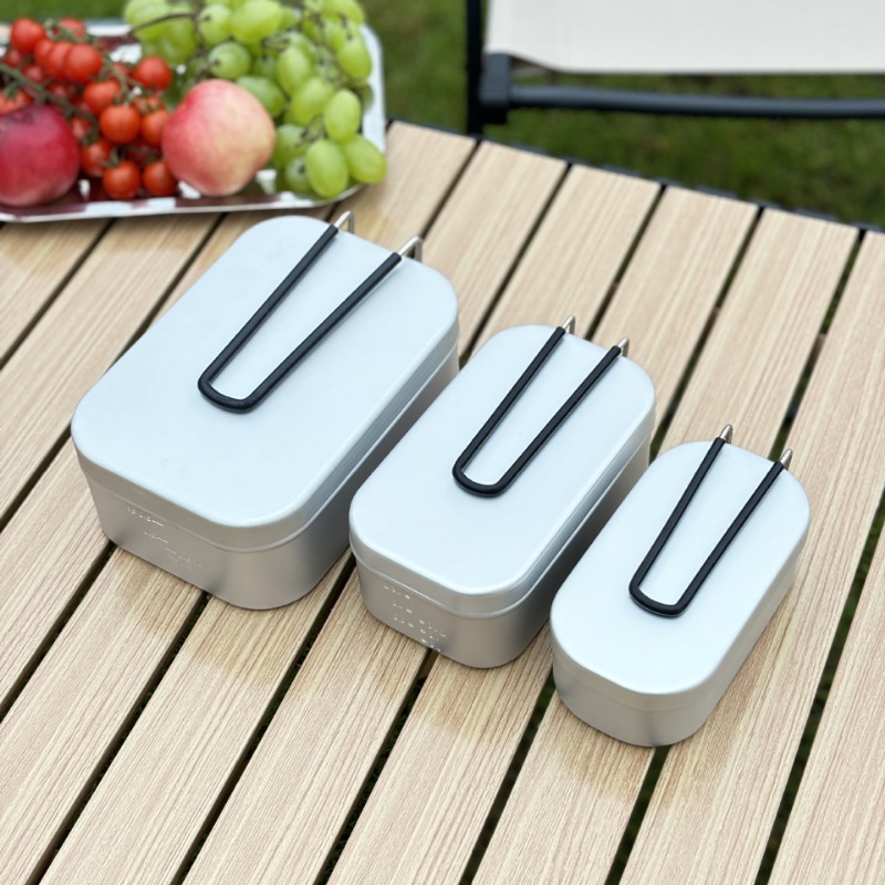 1PC Outdoor Aluminum Lunch Box - Camping Cooking Flame avis et prix