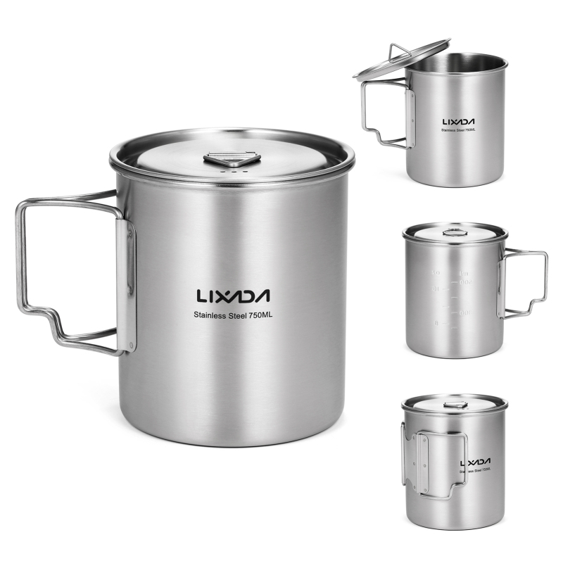 Lixada 750ml Cup Outdoor Stain - Camping Cooking Handle avis et prix