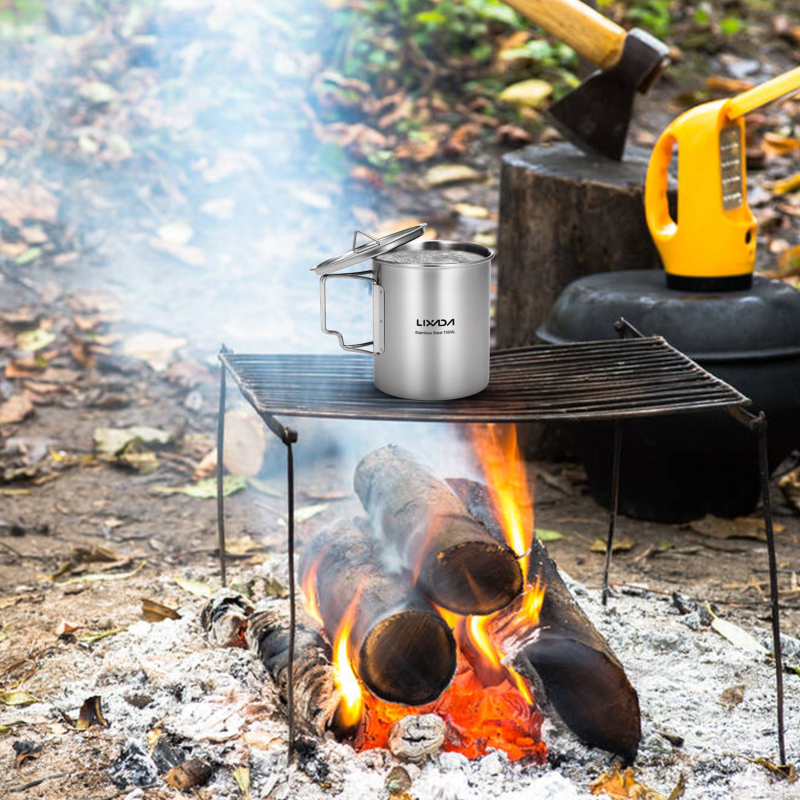 Lixada 750ml Cup Outdoor Stain - Camping Cooking Handle avis et prix