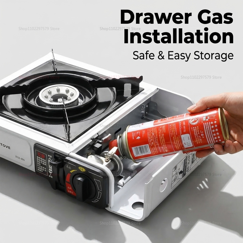 Camping gas stove portable fol - Camping Cooking Gas Stove Portable Tool avis et prix