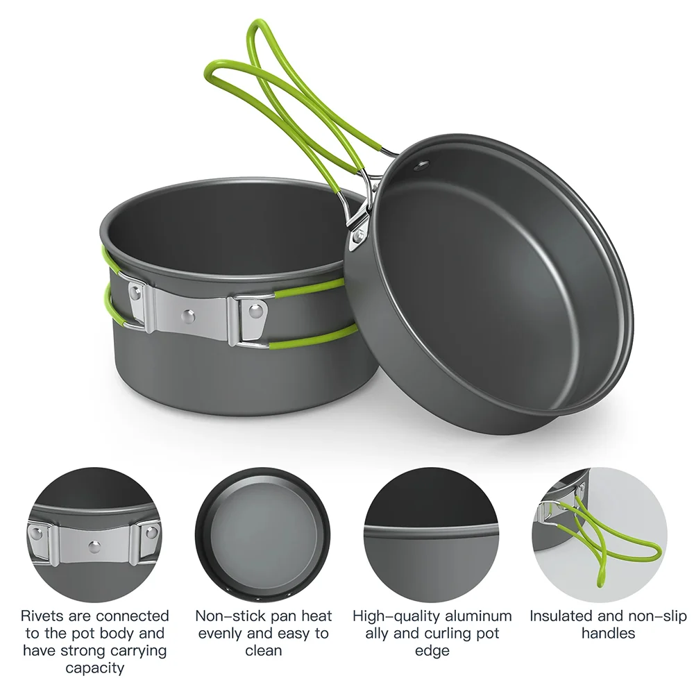 Outdoor Cooking Camping utensi - Camping Cooking And Dining Set avis et prix