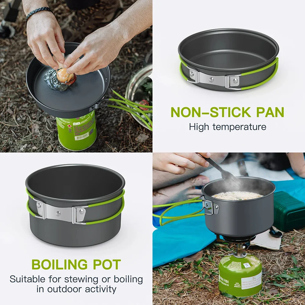 Outdoor Cooking Camping utensi - Camping Cooking And Dining Set avis et prix