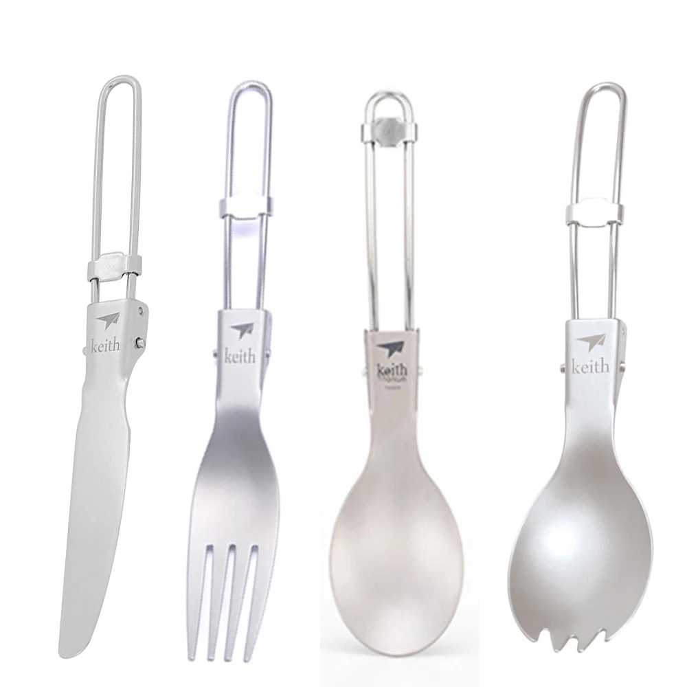 Keith Outdoor Titanium Folding - Camp Spork Set avis et prix
