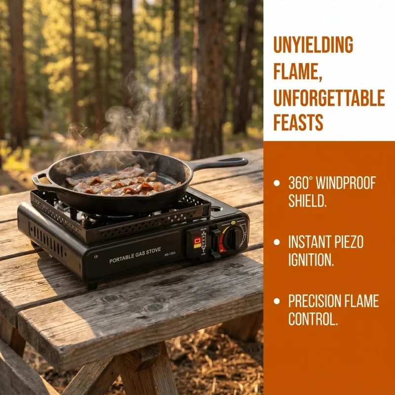 Portable cartridge stove, mult - Camping Cooking Multi Tool avis et prix