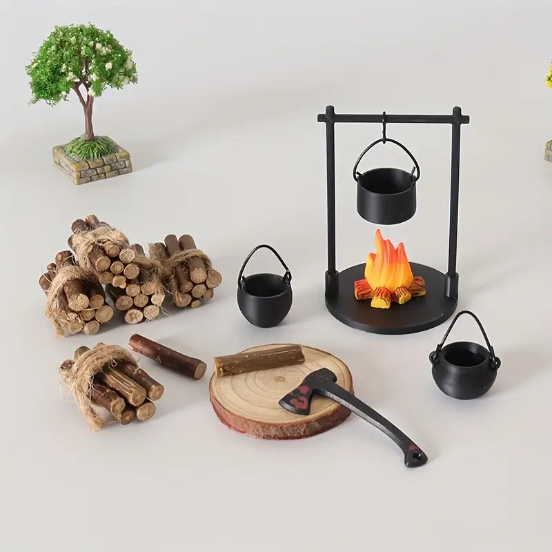 Mini Campfire Hanging Stove Po - Camping Cooking Utilities avis et prix