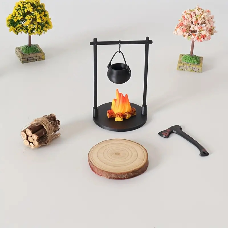Mini Campfire Hanging Stove Po - Camping Cooking Utilities avis et prix