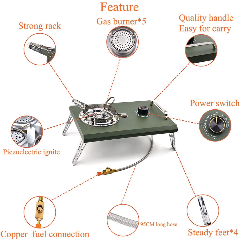 IGT Tabletop Stove 15800W Outd - Camping Cooking Gas Stove avis et prix