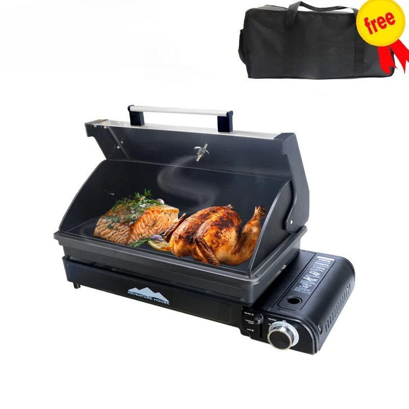 Outdoor Stainless Steel Grill  - Camping Cooking Gas Stove Portable Tool avis et prix