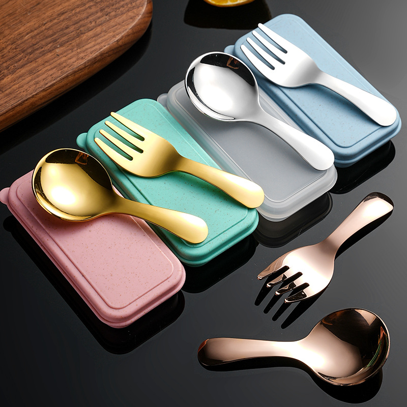 2Pcs Portable Spoon Fork Cutle - Japan Camping Cooking avis et prix