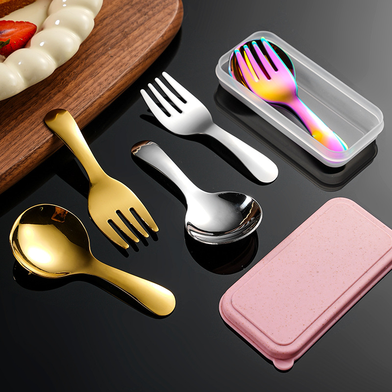 2Pcs Portable Spoon Fork Cutle - Japan Camping Cooking avis et prix