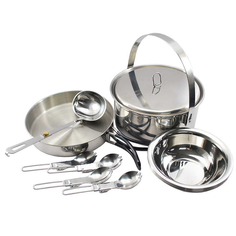 4P Stainless Steel Camping Coo - Camp Spork Set avis et prix