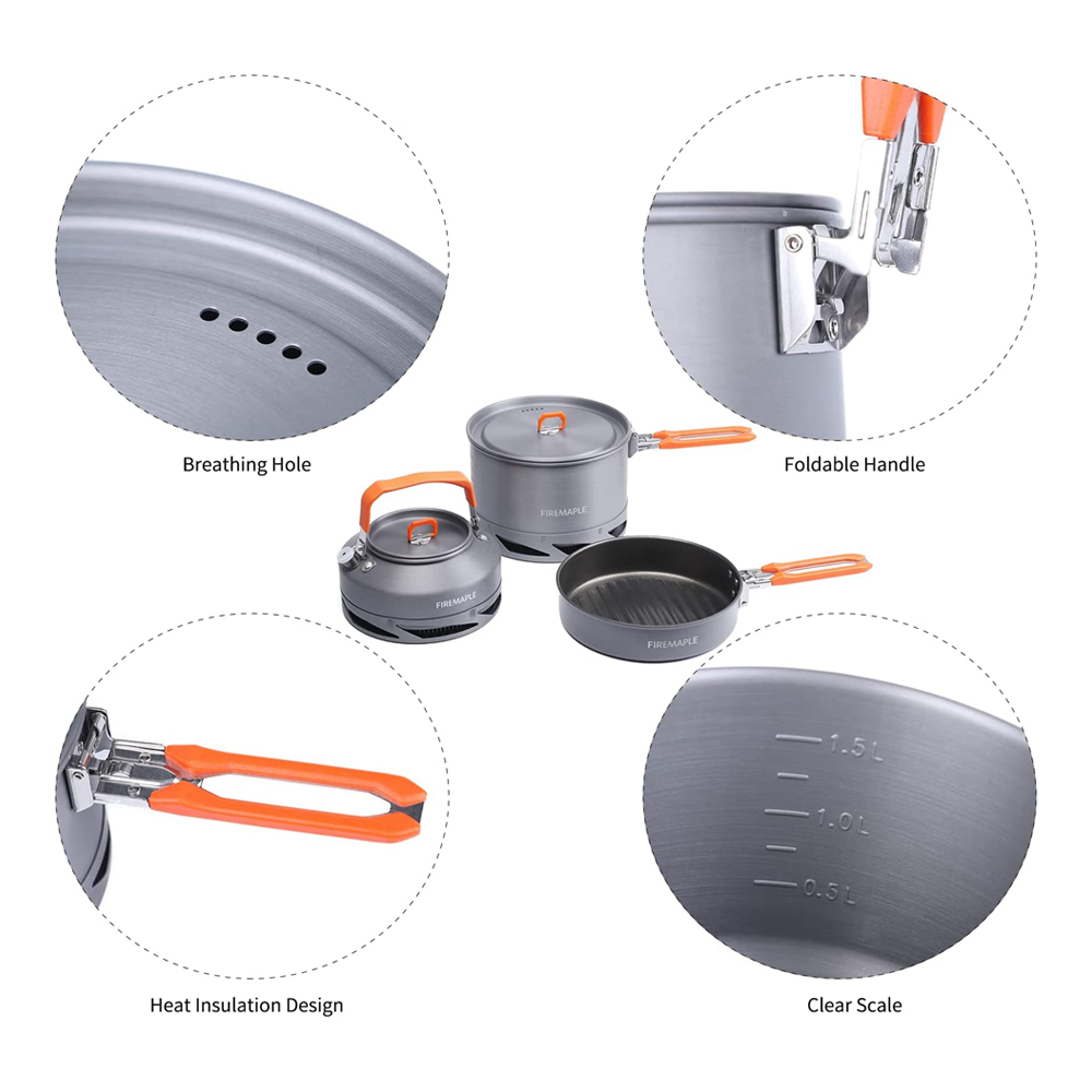 Fire Maple Camping Cookware Ut - Camping Cooking And Dining Set avis et prix