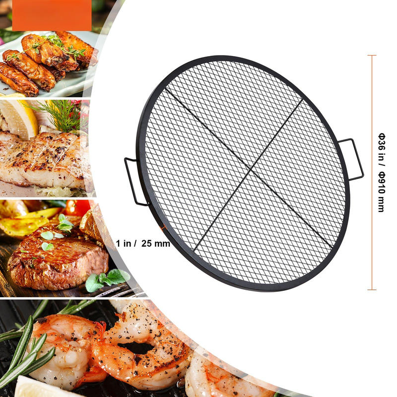 Black Round Cooking Grid 36 In - Campfire Cooking avis et prix