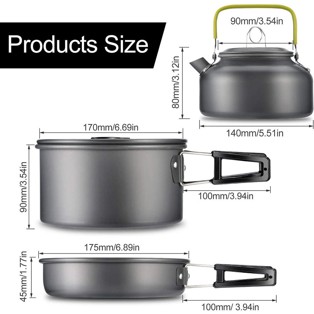 Outdoor camping cookware set m - Camping Cooking Utilities avis et prix
