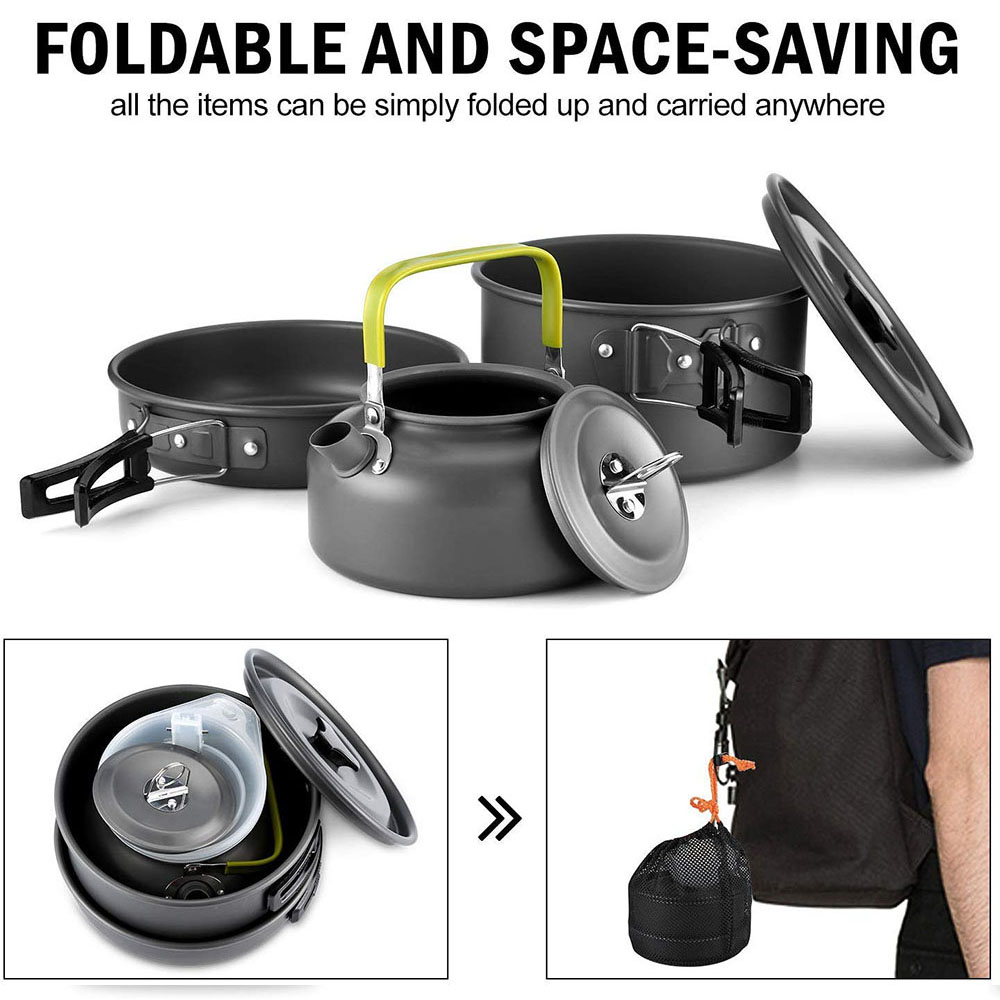 Outdoor camping cookware set m - Camping Cooking Utilities avis et prix