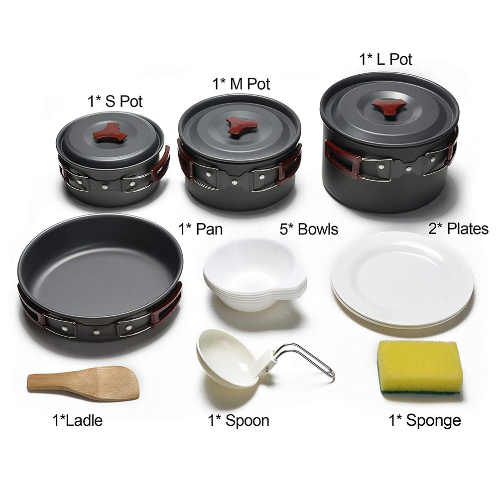 Outdoor Camping Cookware Kit N - Camping Cooking Griddle avis et prix