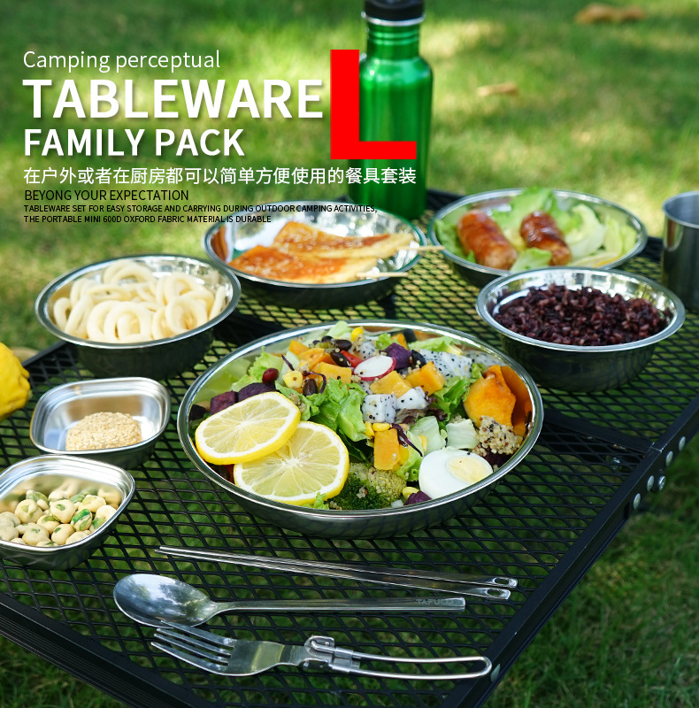 New Camp Cooking Portable Dini - Camping Cooking And Dining Set avis et prix