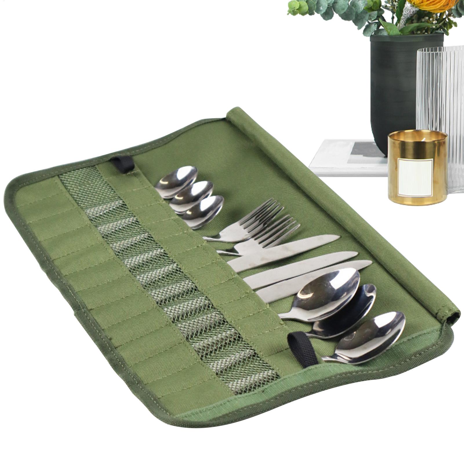 Camping Cutlery Roll Bag Kitch - Camping Cooking Utensil Roll avis et prix