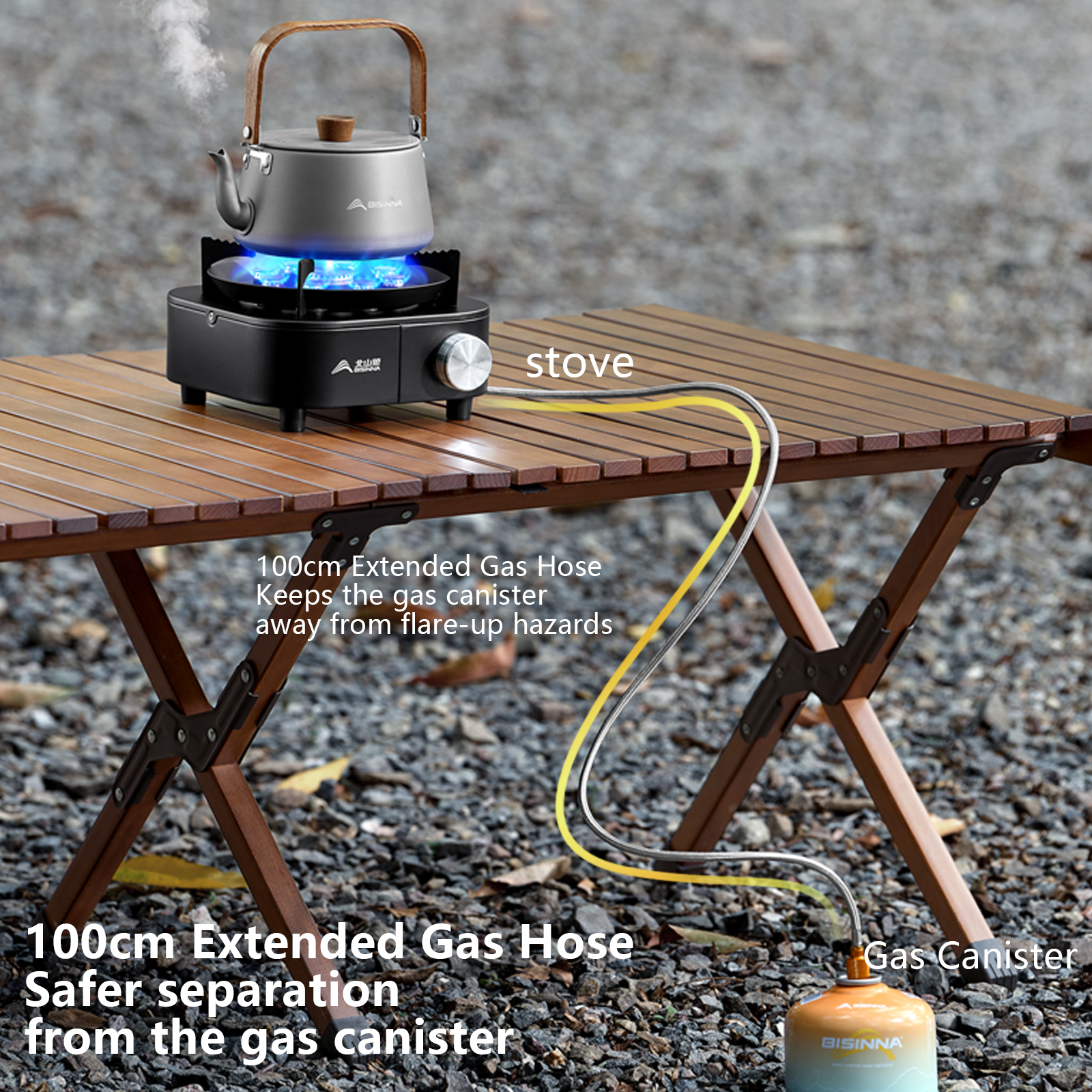 BISINNA Portable Camping Gas S - Camping Cooking Handle avis et prix